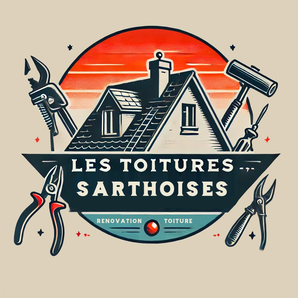 logo les toitures sarthoises couvreur au mans